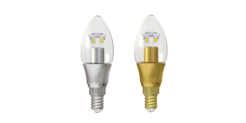LED FILAM CANDLE C35 4W E14 470LM 27K CL