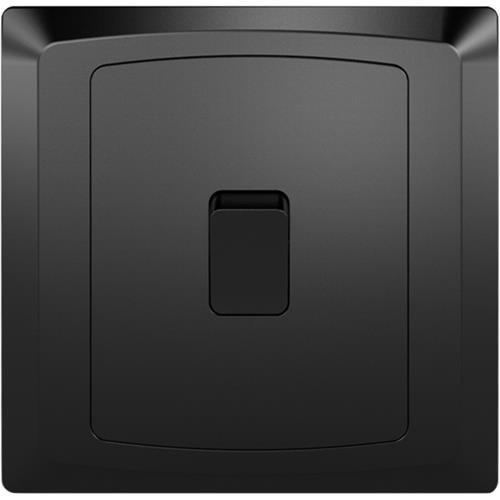 1 GANG 2 WAY PLATE SWITCH MATT BLACK