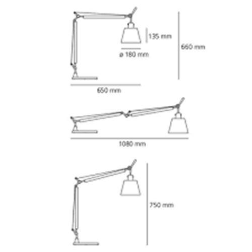 TOLOMEO W/BASC. SILK SATIN DIFF. Ø180