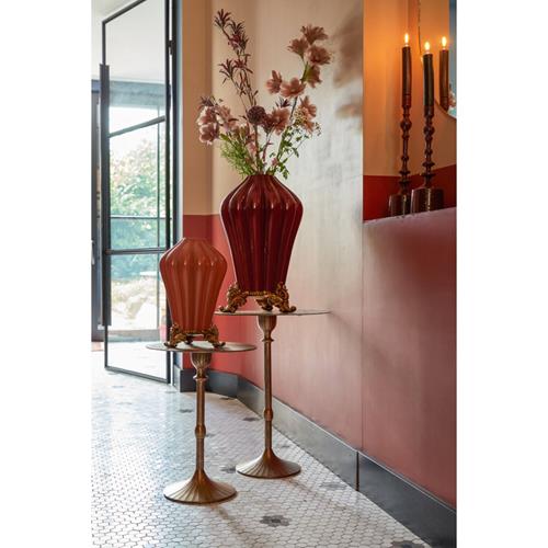 Side table Ø50x60 cm JANNA antique bronz