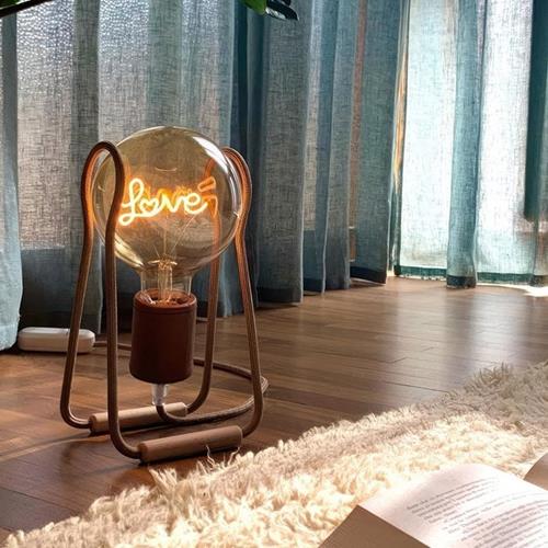 LED VINT FIL G125 LOVE 5W GLD 2K DIM