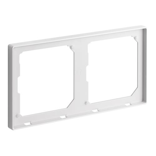 2 GANG FRAME WHITE