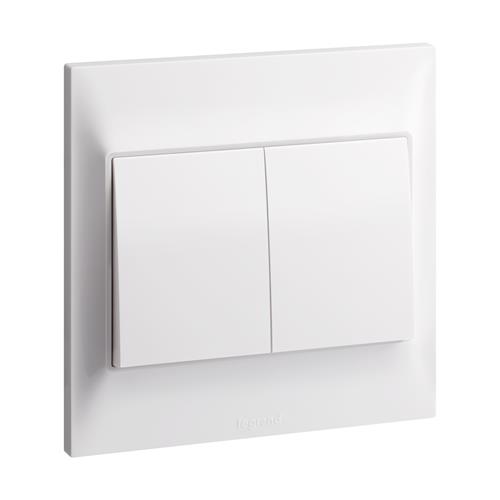 2G push button - 6A - White