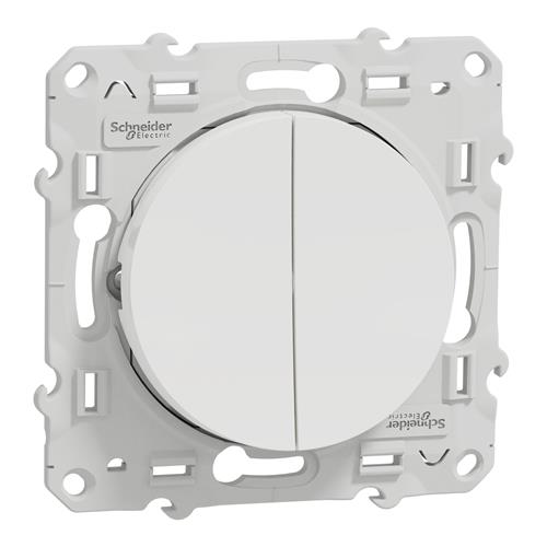 DOUBLE 2-WAY SWITCH F/M WHITE