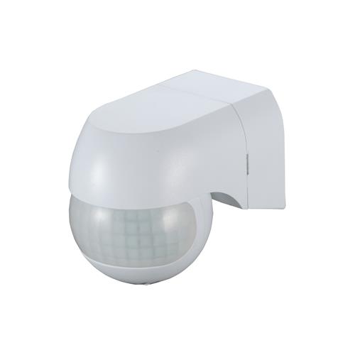 IP44 WALL MOUNT 180DEG PIR WHITE